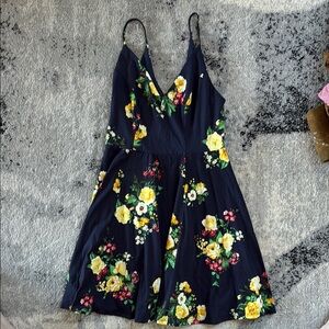Floral Spaghetti Strap Dress